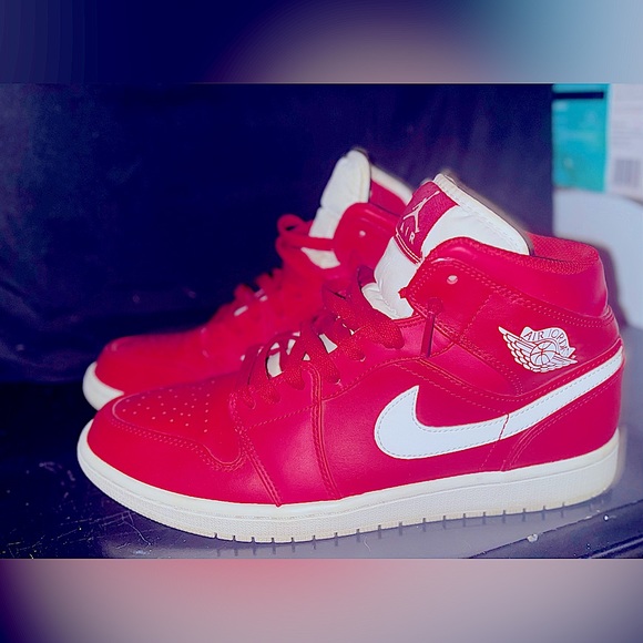 Jordan 1 red n white Very good condition sz10 - Picture 4 of 6